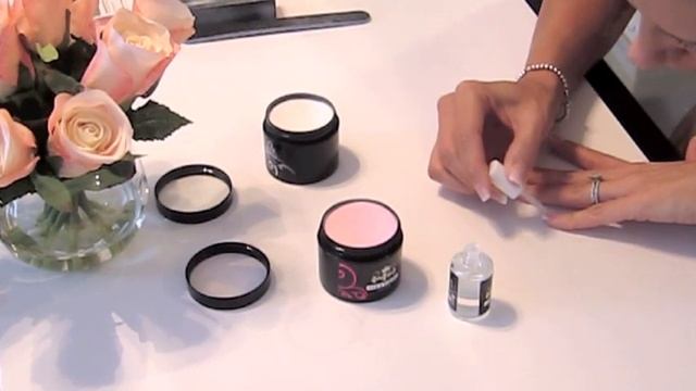 52 Weeks of Beauty - 2014 Week 12 - DIY PINK AND WHITE EZ DIP NAILS - TUTORIAL смотреть онлайн