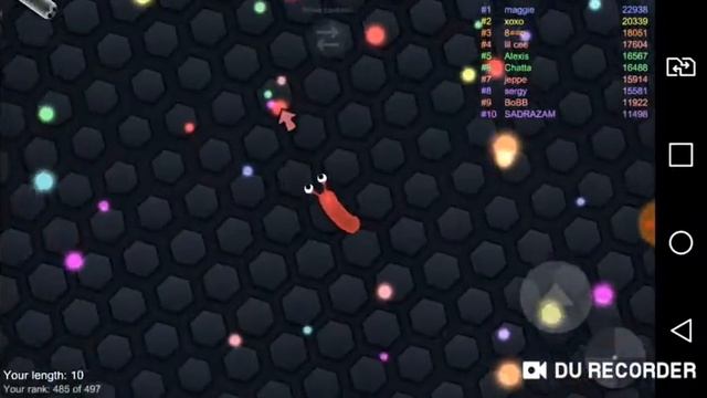 Стал огромным червяком в slither.io