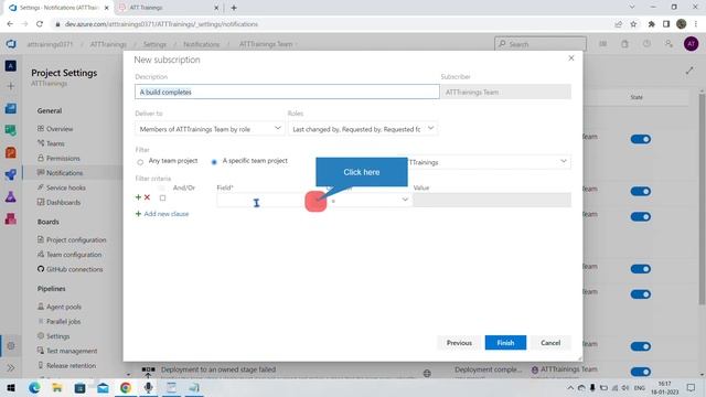 17-Configure notifications in Azure DevOps смотреть онлайн