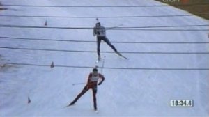 БИАТЛОН. ЧМ 2009. Пхёнчхан (Корея). Мужчины. Масс старт 15 км. (Спорт). 21.02.2009. 720p.