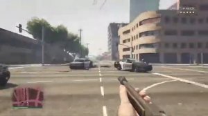 Doing A Police Riot In GTA V