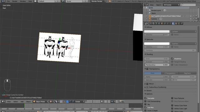 [Tutorial 01] Batman in Blender: (Modeling) Setting Up Reference Planes