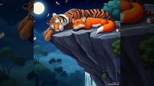 Лиса и тигр. Казахская народная сказка. #сказка, #тигр