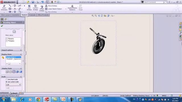 5401001621058 solidwork 12 drawing explore view смотреть онлайн