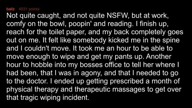 When Did You Get Caught In An NSFW Situation At Work?