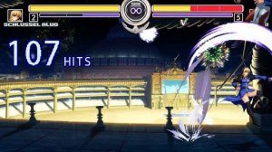 【Mugen KOF】Schlussel(シュリセル) VS Orochi Iori(暴走庵)