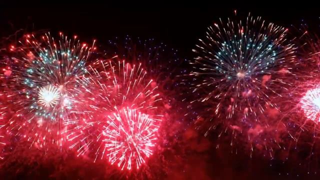 Футаж🎆 Очень Красивый Салют - Фейерверк🎆