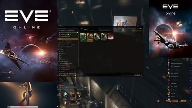 Крабим на мазере EvE online смотреть онлайн