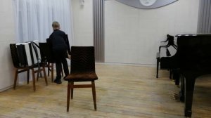 Красноборов Михаил 10 лет. М. Сейбер Прелюдия, Рнп 'Ах вы, сени' Обр. В. Иванова