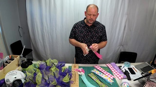 DIY Summer mesh wreath смотреть онлайн