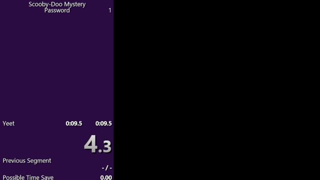 Scooby Doo Mystery password in 9.4s