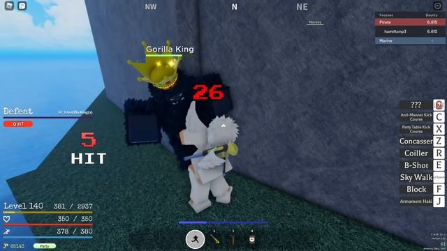 DO 0 AO MAX EP.7 (Gorilla King solado) | GRAND PIECE | ROBLOX смотреть онлайн