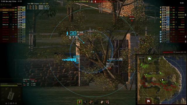 WoT Ace Tanker of Pz.V Panther in cliff смотреть онлайн