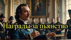 Можете ли вы поверить что Петр Первый вручал медали за пьянство? Удивительный исторический факт.