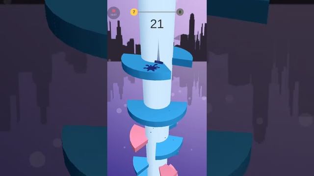 Играю в игрушку Helix jump смотреть онлайн