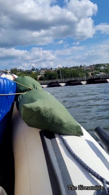 КАК СУДА ПРОХОДЯТ ПОНТОННЫЙ МОСТ