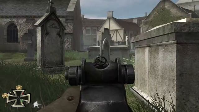 Прохождение игры Call of Duty 2 (10  часть) смотреть онлайн