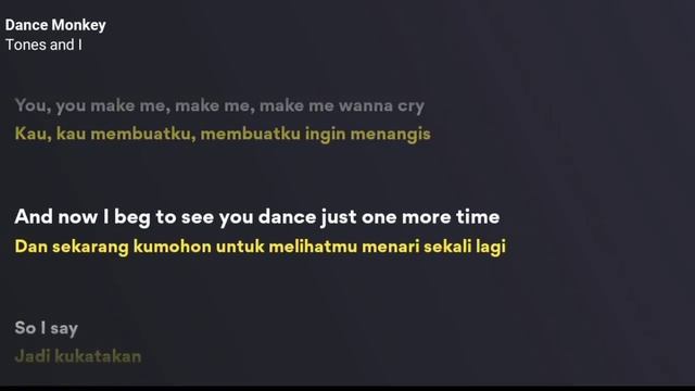 Tones And I - Dance Monkey (Lyrics + Terjemahan Indonesia) смотреть онлайн