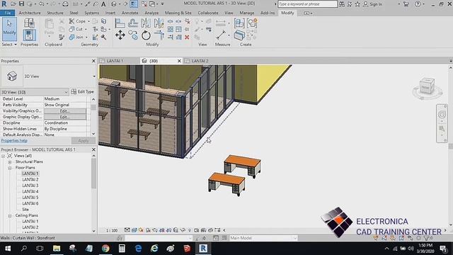 Tutorial Revit : Copy Level смотреть онлайн