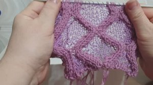 Опять красота, вяжем сам узор