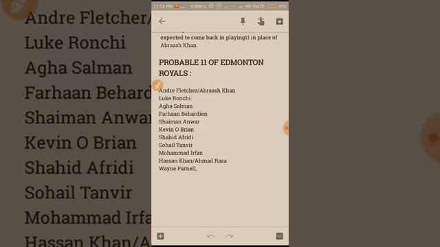ERO vs WH (canada t20 eliminater) T20 PLAYING11| DREAM11 TEAM PREDICTION AND TEAM NEWS | смотреть онлайн