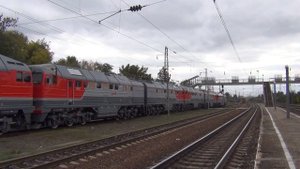 Электровоз ВЛ80Т-897 с новыми тепловозами 2ТЭ116У и 2ТЭ116УД