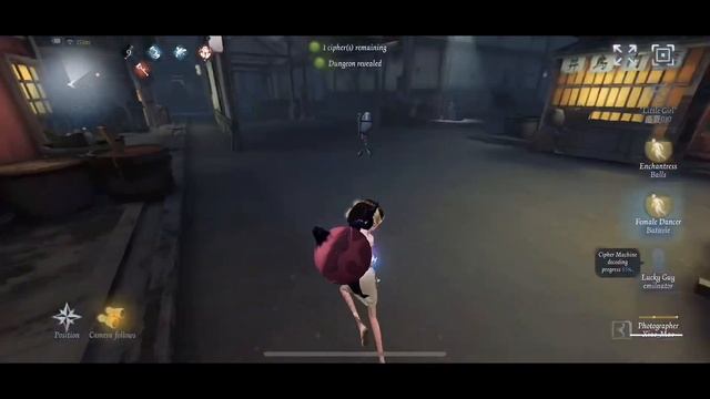 Identity V | 4 Cipher Kite as Female Dancer!! | “The Moonblessed” Rank Gameplay смотреть онлайн