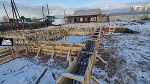 фундамент на жб сваях + ленточный ростверк, Братск