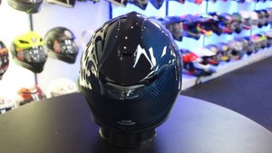 Scorpion Exo 1400 EVO Carbon Motorcycle Helmet (Blue)