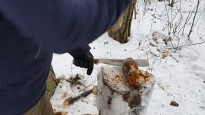 Мачете BUSH MATE CONVEX Kizlyar Supreme. Уличный тест