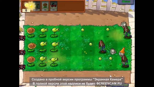 ЗОМБИ ПРОТИВ РАСТЕНИЙ №1 смотреть онлайн