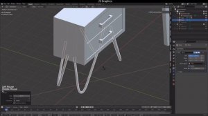 Wood-Nightstand | Console | Blender