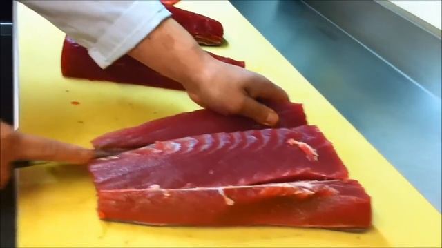 how to cut tuna for sushi sashimi смотреть онлайн