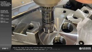 Как настроить раскатник для обработки отверстий. How adjust internal rolling burnishing