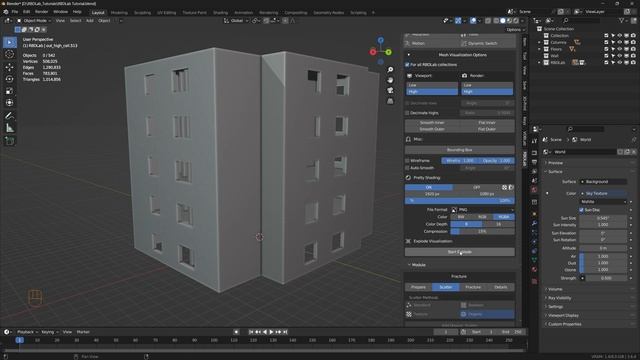 RBDLab 1.5 MetalSoft - Fracture Tutorial смотреть онлайн