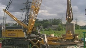 Ударно-канатное бурение Liebherr HS 855HD часть 2