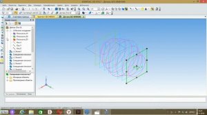 построение вазы в КОМПАС  3D операцией по сечениям