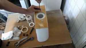 Переходная полка для пластмассового сливного бачка своими руками