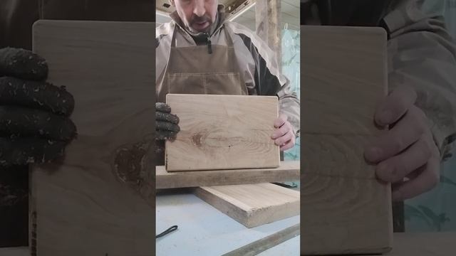 Распил дуба , ясеня для разделочных досок. смотреть онлайн