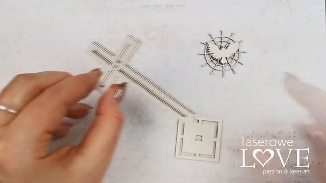 Krzyż z gołębiem 3D - Holy & White - Laserowe LOVE - Tutorial смотреть онлайн