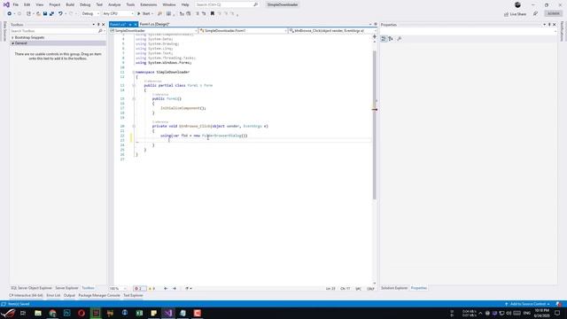 C# Tutorial - Create Simple Download Application