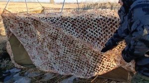 СКРАДОК ЗАСИДКА НА ГУСЯ весенняя охота #ru_kompass #весенняяохота #скрадок #гусинаяохота #иж27