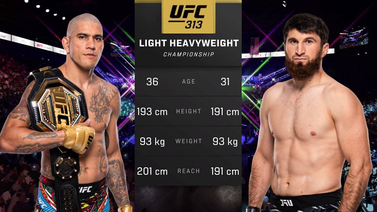 Алекс Перейра против Магомеда Анкалаева Полный бой - UFC 313