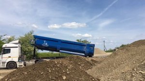 Разгрузка Камаз 5490 Тонар самосвал