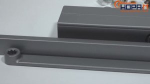 Дверной доводчик со скользящей тягой 820 Slider (от 25 до 70 кг) (Графит)