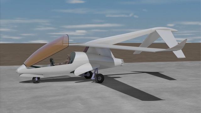 jet glider, globe hopper, big tires for rough runways, Renderworks, Vectorworks смотреть онлайн