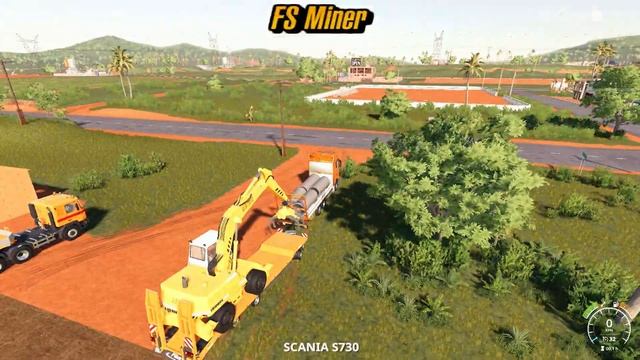 Public Works Large Concrete Tubes Mod Testing Farming Simulator 2019 Construction Mods