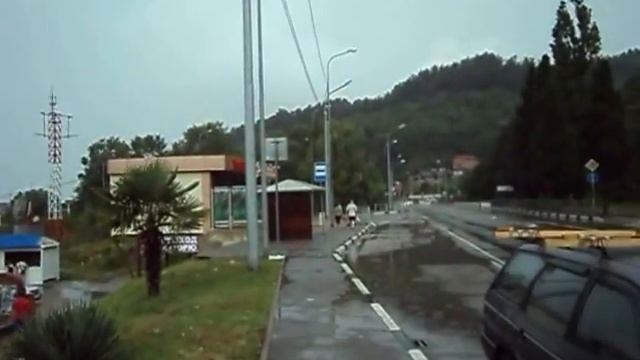 Лазаревское 2015.Поселок Солоники. После дождя. смотреть онлайн