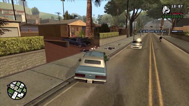 Grand Theft Auto San Andreas Stars & Stripes Mission #7 Drive-By