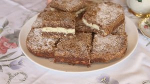 Простой рецепт пирога к чаю. Домашняя выпечка с творогом.